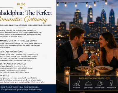 Romantic Getaway in Philadelphia: The Perfect City for Love & Incredible Food